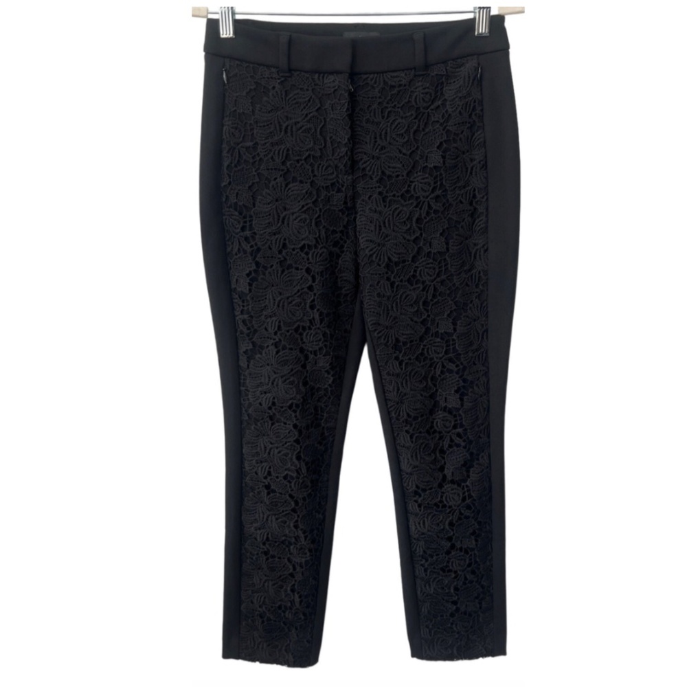 WHBM - Floral Lace Slim Ankle Pant | 14R - Picture 4 of 4